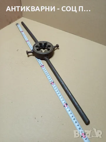 Стар Голям Върток С Голяма Плашка За Резби Резба., снимка 6 - Антикварни и старинни предмети - 49743694