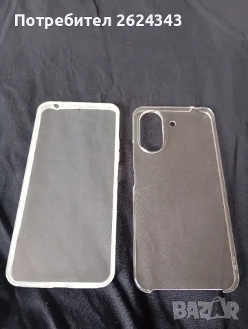 Прозрачен 360 градусов калъф за Xiaomi Redmi 13C, снимка 4 - Калъфи, кейсове - 48665903