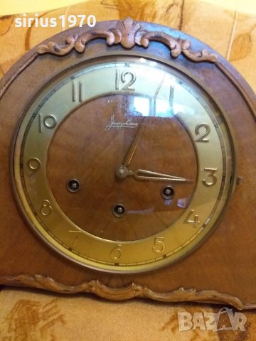 Каминен часовник юнгханс работещ четири четвърти, снимка 2 - Стенни часовници - 37326842