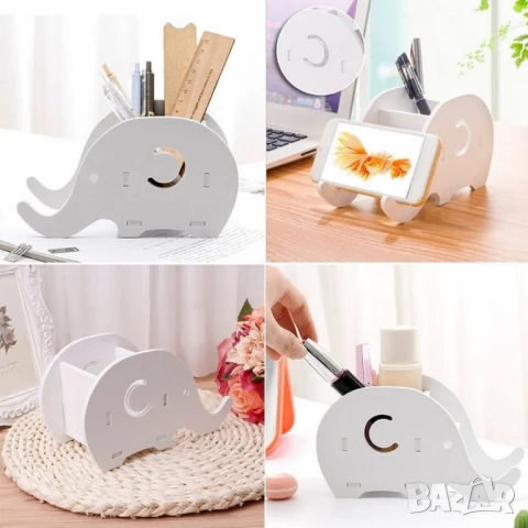 Поставка за съхранение на училищни и офис консумативи – Органайзер с държач за химикалки 