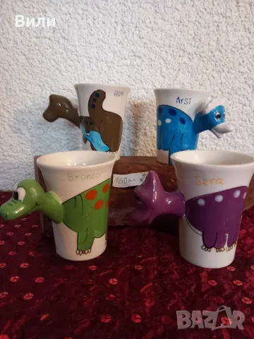 Детски чашки с динозавърчета