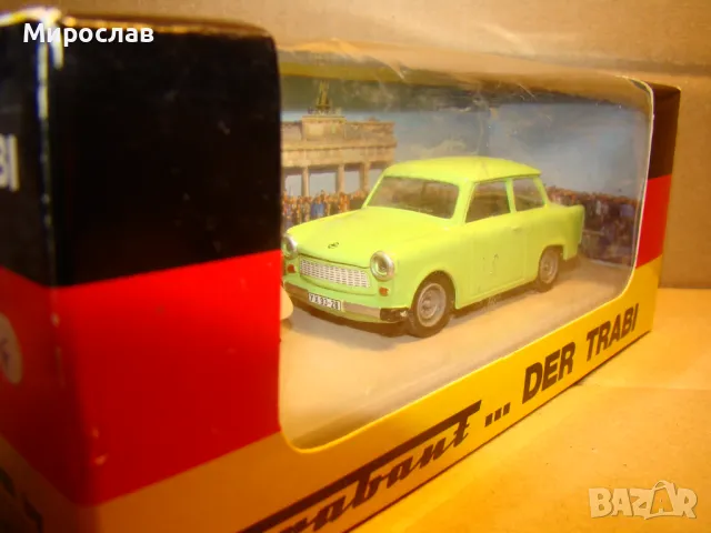 1:43 VITESSE TRABANT ТРАБАНТ КОЛИЧКА ИГРАЧКА МОДЕЛ, снимка 3 - Колекции - 48749414