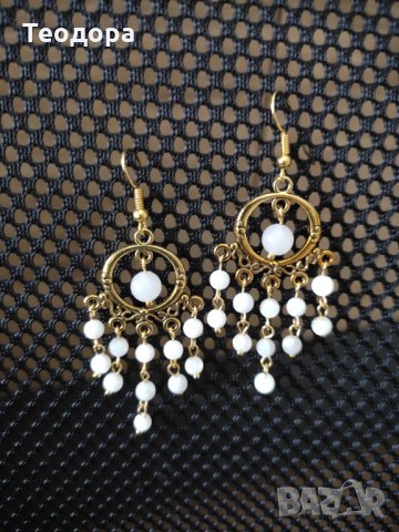 Дамски обеци"Седефено сияние"