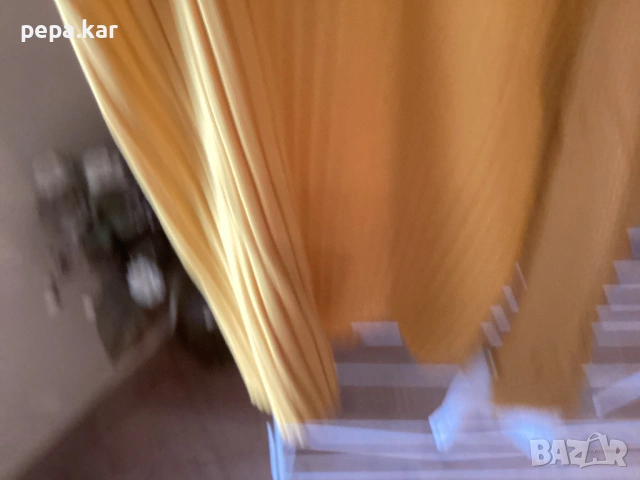 Блузи ,цвят горчица,S-M размер с къс  и дълъг ръкав, снимка 3 - Блузи с дълъг ръкав и пуловери - 53578414