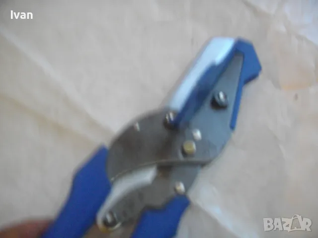 Немска НОЖИЦА за променливо рязане под ъгъл 0-45 градуса пластмасови тръби ПВЦ профил ОТЛИЧНА 250мм , снимка 7 - Други инструменти - 47459518