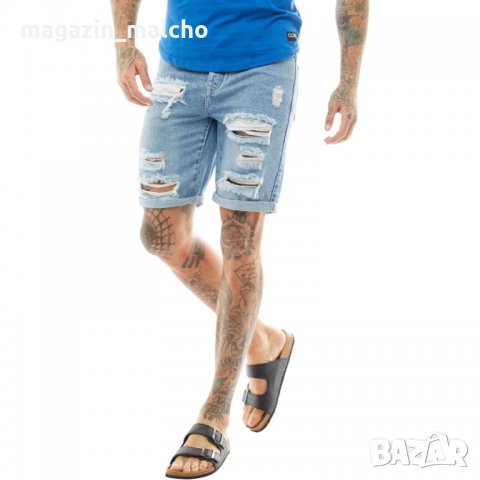 МЪЖКИ КЪСИ ДЪНКИ – DFND London Harley Denim Shorts; размери: W28 и W30, снимка 2 - Къси панталони - 28572203