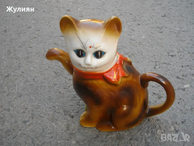 СТАР ПОРЦЕЛАН КОТЕ ЧАЙНИК , снимка 2 - Антикварни и старинни предмети - 47894997