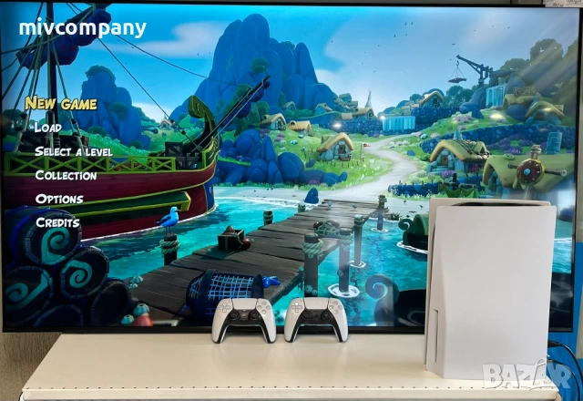 Конзола Sony Playstation 5 Disk+2 джойстика, снимка 2 - PlayStation конзоли - 53371367