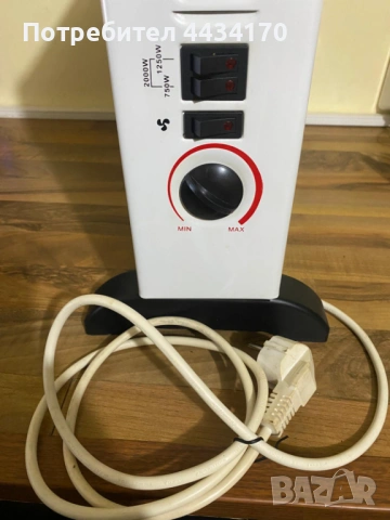 Спешно! Електрическа отоплителна печка Nova – Свободностояща – Отлично работеща, снимка 3 - Радиатори - 53309965