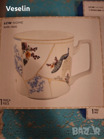 Сет от 2 части- чиния за кейк и чаша за какао , снимка 8 - Други - 51762890