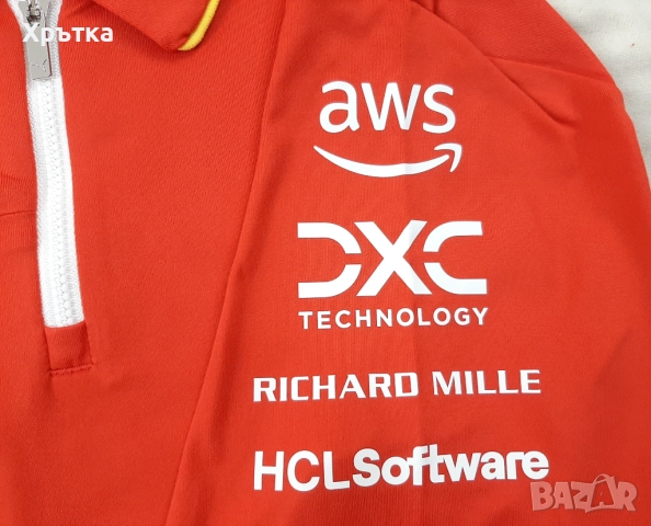 Puma Scuderia Ferrari F1 Team Pro - Оригинална мъжка тениска с яка, снимка 12 - Тениски - 52666342