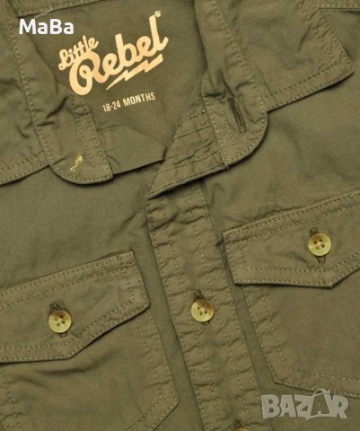 Памучна РИЗКА с дълъг ръкав /9-24 мес/, английски, снимка 2 - Бебешки блузки - 43626370