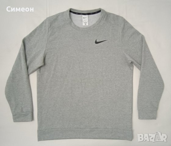 Nike DRI-FIT Sweatshirt оригинално горнище M Найк спорт суичър, снимка 1 - Спортни дрехи, екипи - 44097650