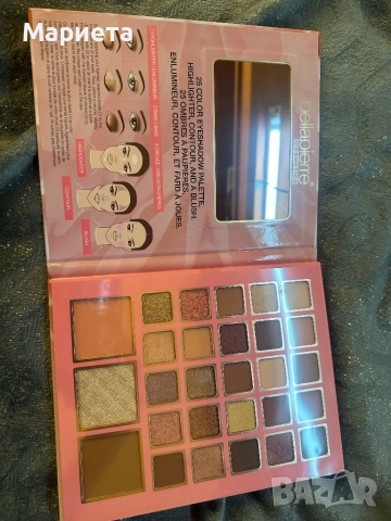 Палитра сенки Bellapierre, снимка 2 - Козметика за лице - 52652529