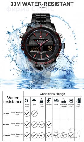 Мъжки часовник Naviforce Evolution, Неръждаема стомана, снимка 7 - Мъжки - 40193875
