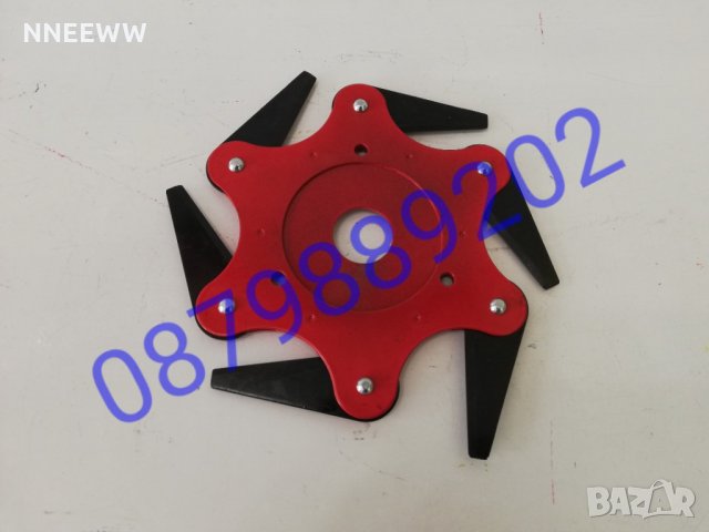 Диск за тример, Диск за бензинови тримери с 6 НОЖА!! , снимка 2 - Градинска техника - 29024029