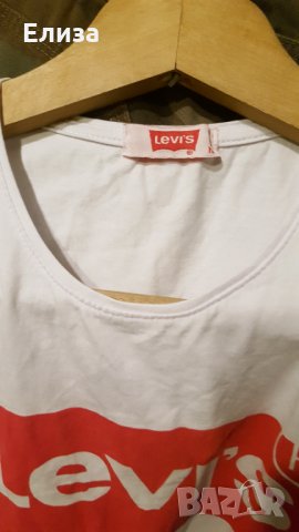 Оригинална винтидж дамска тениска Levis, снимка 3 - Тениски - 33599629