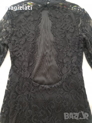 Дамска дантелена рокля размер С, снимка 6 - Рокли - 38612723