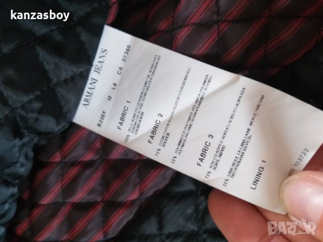 armani jeans - мъжко кожено яке ХЛ ЕСТЕСТВЕНА КОЖА, снимка 10 - Якета - 43854288