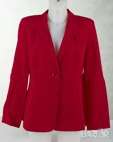 Дамско червено сако марка Katrus , снимка 2 - Сака - 28658830