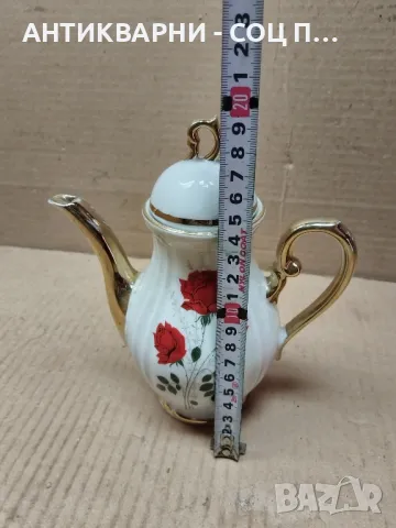 Стар Немски Порцеланов Чайник. , снимка 7 - Антикварни и старинни предмети - 47331056