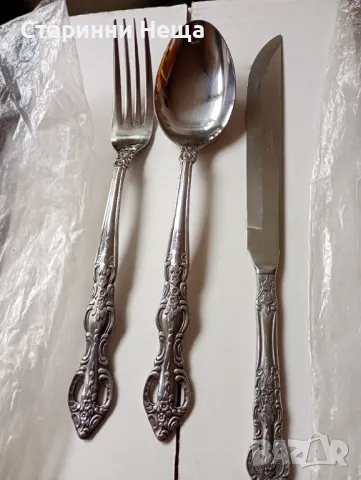 Ретро  Винтидж стари немски прибори хранене за сервиране набор старинни немски прибори хранене 