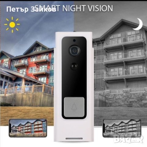 Tuya смарт Wifi звънец с камера, снимка 4 - Друга електроника - 40568890
