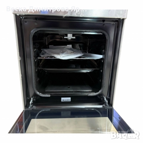 Газова печка Taurus CIG3FIXMG – 3 горелки, газова фурна 43L, инокс корпус, с дефект, снимка 8 - Печки, фурни - 52057780