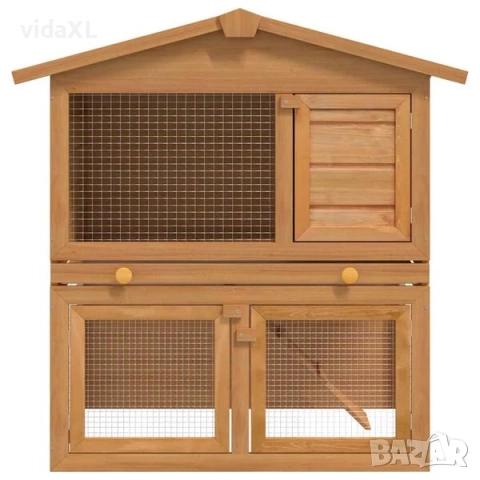 vidaXL Външна клетка за зайци/други малки животни(SKU:170160), снимка 2 - Други стоки за животни - 52920790