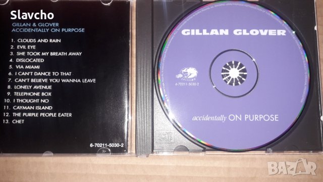 Компакт дискове на - Roger Glover - Snapshot 2002/Ian Gillan & Roger Glover– Accidentally, снимка 5 - CD дискове - 43045247