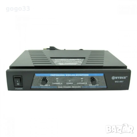 Безжичен микрофон WVNGR WG-007 – стабилен сигнал, ясен звук, пълна свобода на движение, снимка 2 - Микрофони - 50942379