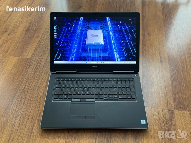 17.3' Full HD Xeon® E3-1505M DELL Precision 7710 Carbon 16GB DDR4/512GB SSD/Quadro M4000M 4GB, снимка 1