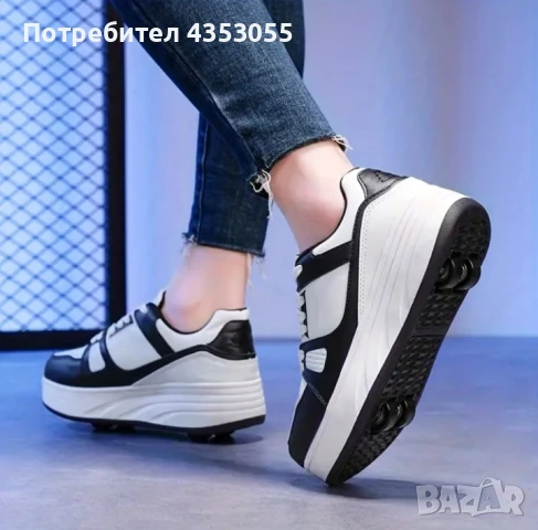 Детски маратонки с колелца, светещи обувки с колела, ролери, Heelys - НОВИ - Различна номерацив, снимка 3 - Детски маратонки - 48617546
