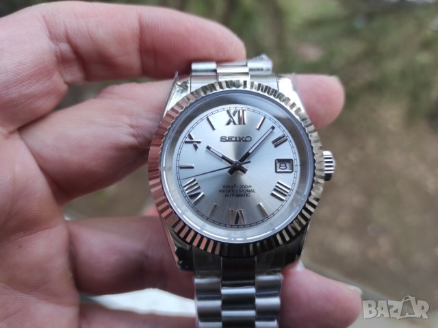 Seiko mod DJ Roman numbers President bracelet, снимка 3 - Мъжки - 43244743