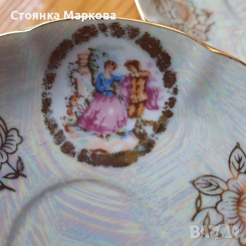Винтидж порцеланови чинийки, снимка 3 - Чинии - 52552628