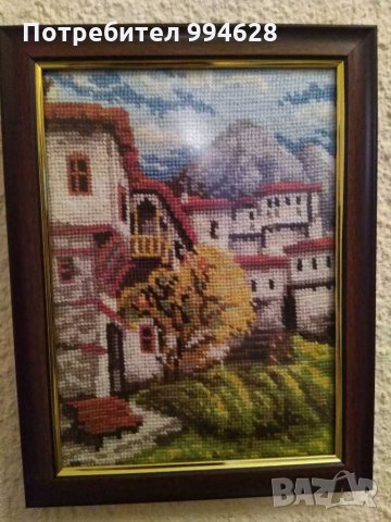 "Старият град"-комплект от 2 броя гоблени, снимка 5 - Картини - 28881276