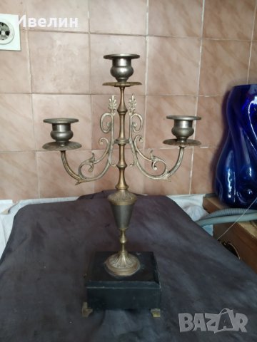 стар бароков свещник, снимка 5 - Антикварни и старинни предмети - 32829759