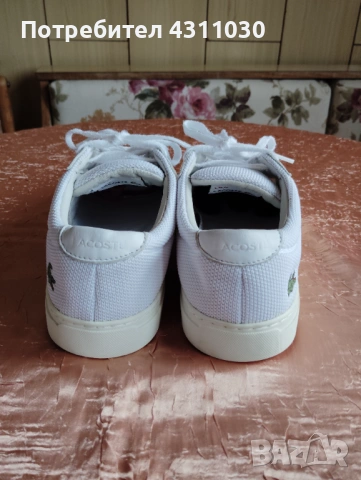Оригинални мъжки маратонки Lacoste 42 номер, снимка 4 - Маратонки - 53366654