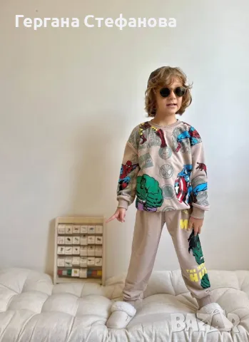 Комплект Марвел  Размери-3/4г.4/5г.5/6г.7/8г.9/10г. Цена-35 лв, снимка 2 - Детски комплекти - 47970382