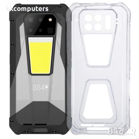 Гъвкав TPU Калъф + Скрийн Протектор за Unihertz Tank 3S – Прозрачен / Черен, снимка 2 - Калъфи, кейсове - 50709078