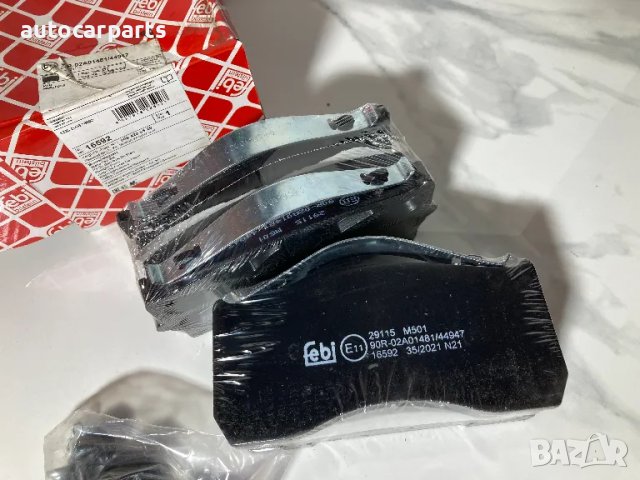 Спирачни накладки FEBI за Мерцедес Спринтер, Актрос, Атего, Фолксваген LT, Ивеко Зета, Ман L2000, снимка 2 - Части - 48401700