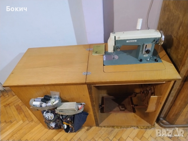 Полска, крачна, шевна машина ЛУЧНИК, клас 414 с ел.осветление и крачно задвижване, снимка 9 - Шевни машини - 37312352