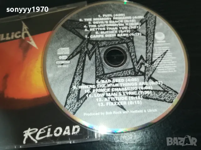 METALLICA RELOAD CD 0611241716, снимка 9 - CD дискове - 47866990