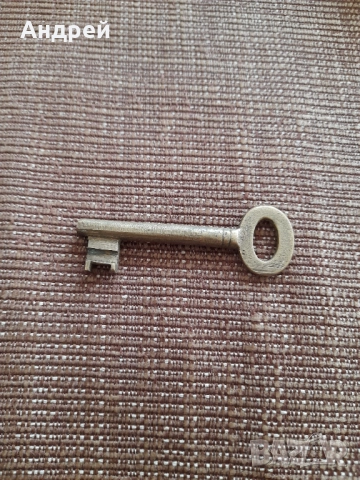 Стар метален ключ #13, снимка 3 - Колекции - 52630031