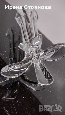 Кристална ваза d'Arques  France. Височина 22 см. Нова, в оригинална опаковка. , снимка 6 - Вази - 44852824