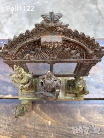 Индийска месингова фигура/статуя, снимка 4 - Колекции - 50704303