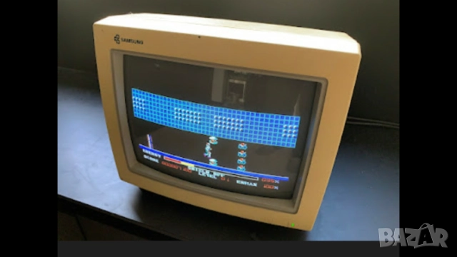 Цветен Монитор EGA/CGA 14" Samsung за ретро компютър, снимка 2 - Монитори - 52133582