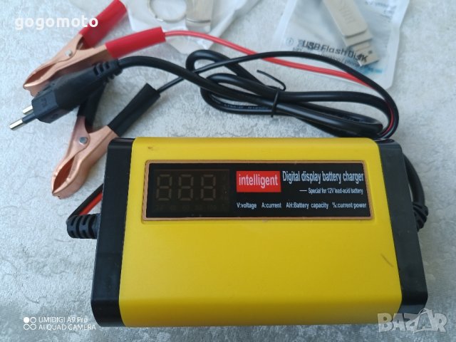 ново зарядно 12v,2А, умно smart зарядно за мотор, за акумулатор, за моторна шейна, лодка и други