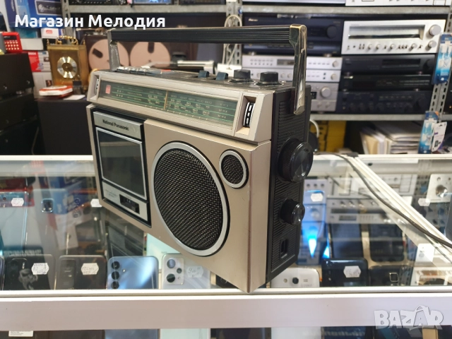 Радиокасетофон National Panasonic RX-1550 Работи на радио и касета. Радиото има само средни къси въл, снимка 13 - Радиокасетофони, транзистори - 49218863