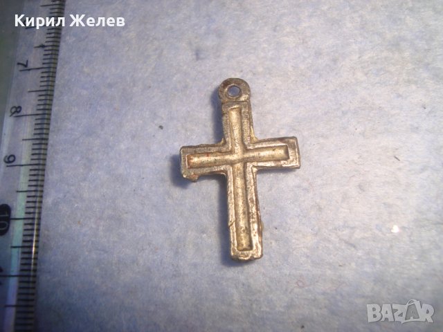 СТАРО МЕТАЛНО РЕТРО КРЪСТЧЕ 24661, снимка 6 - Колекции - 36975051